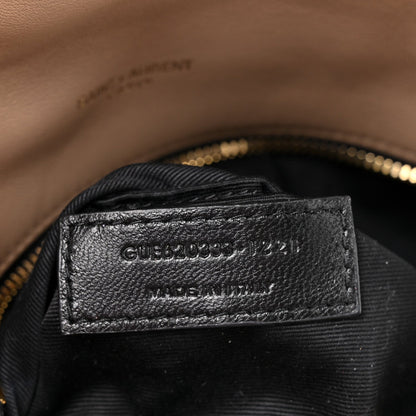 Quilted Lambskin Satchel Bag