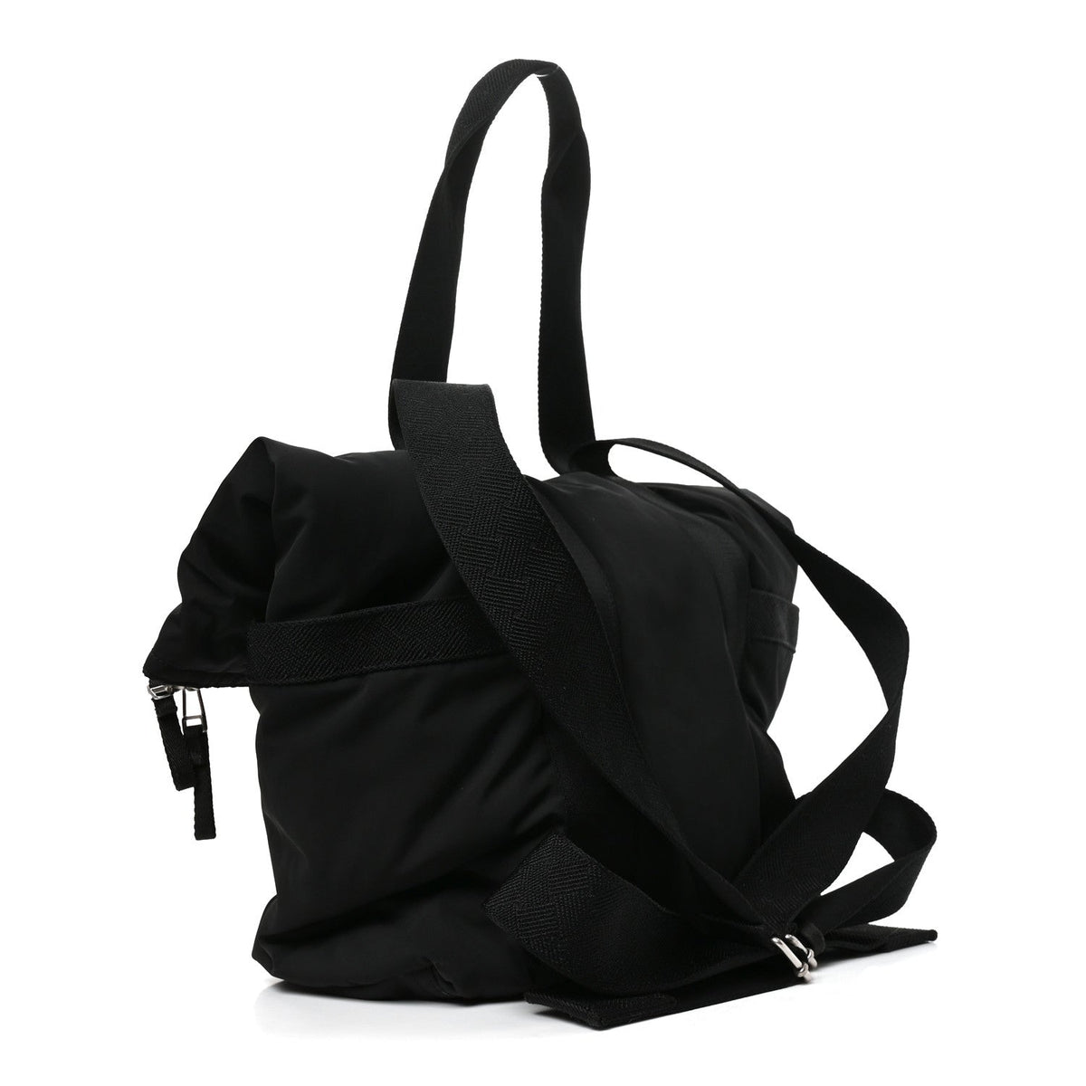 Nylon Backpack - Black