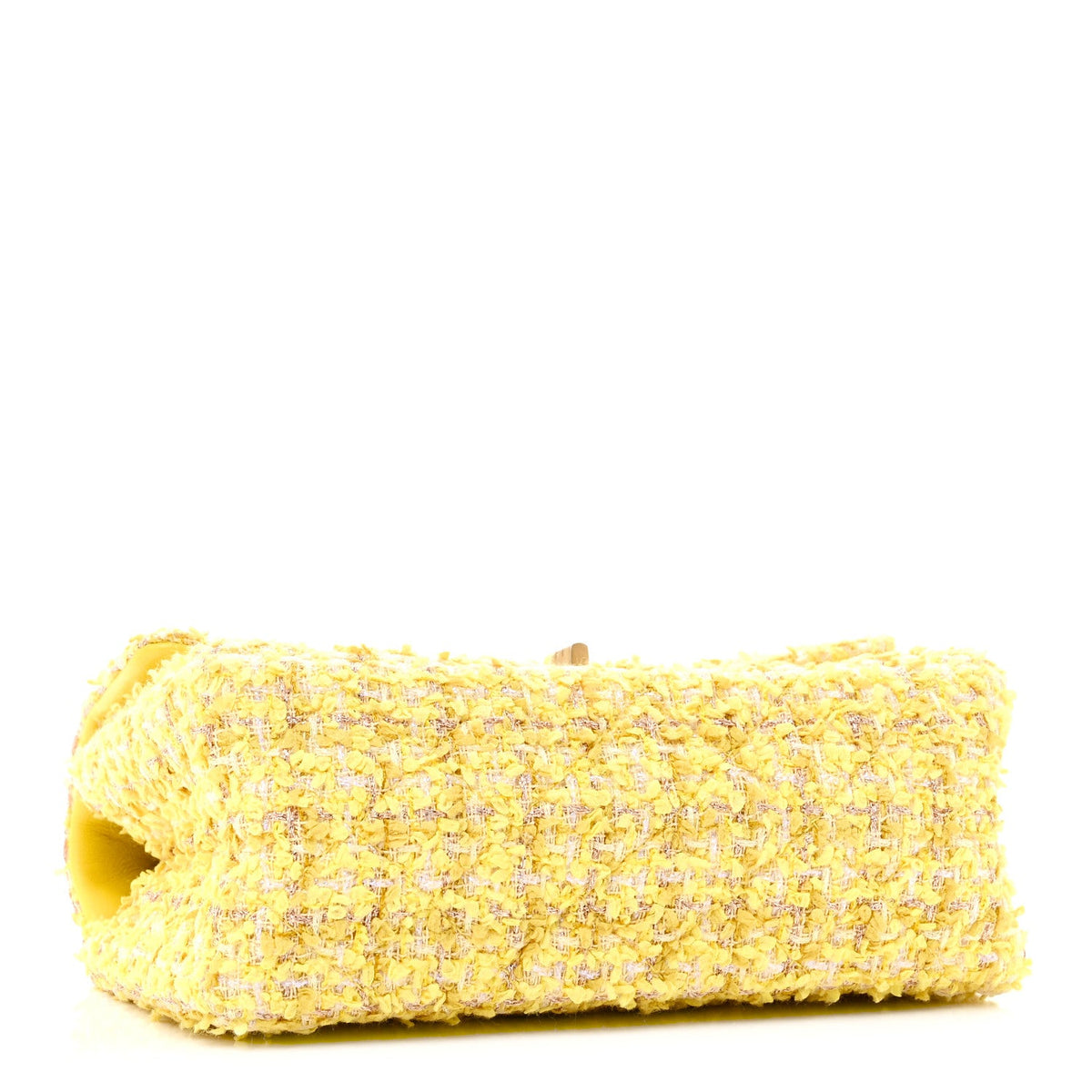 Mini Quilted Flap Shoulder Bag - Yellow