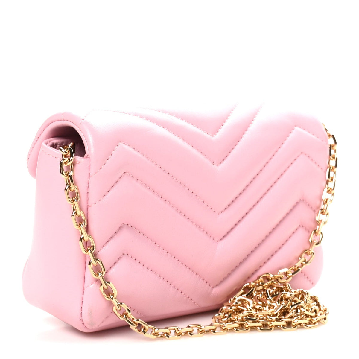 Mini Lambskin Shoulder Bag - Pink