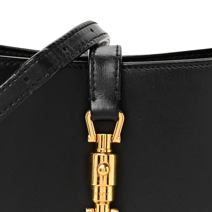 Mini Calfskin Hobo Bag - Black