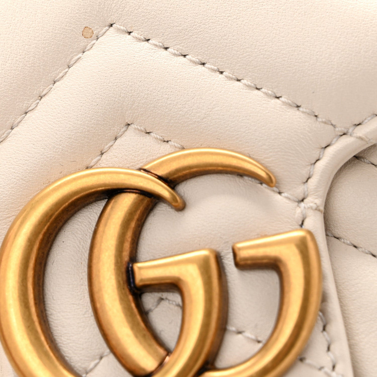 Mini Calfskin Shoulder Bag - White