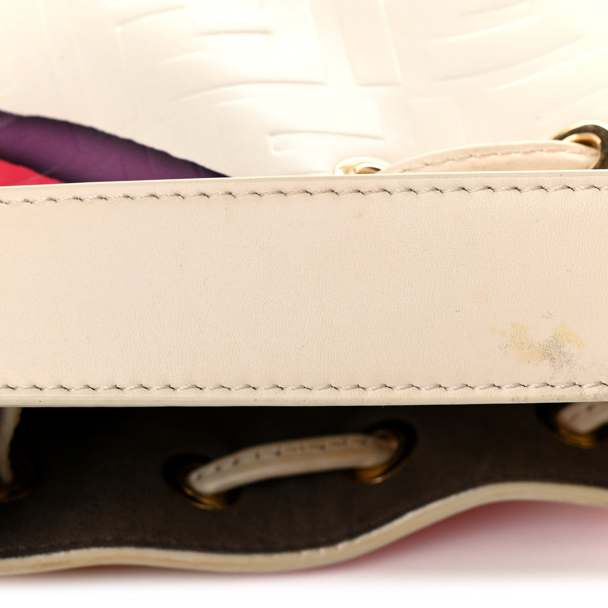 Mini Bucket Bag - White
