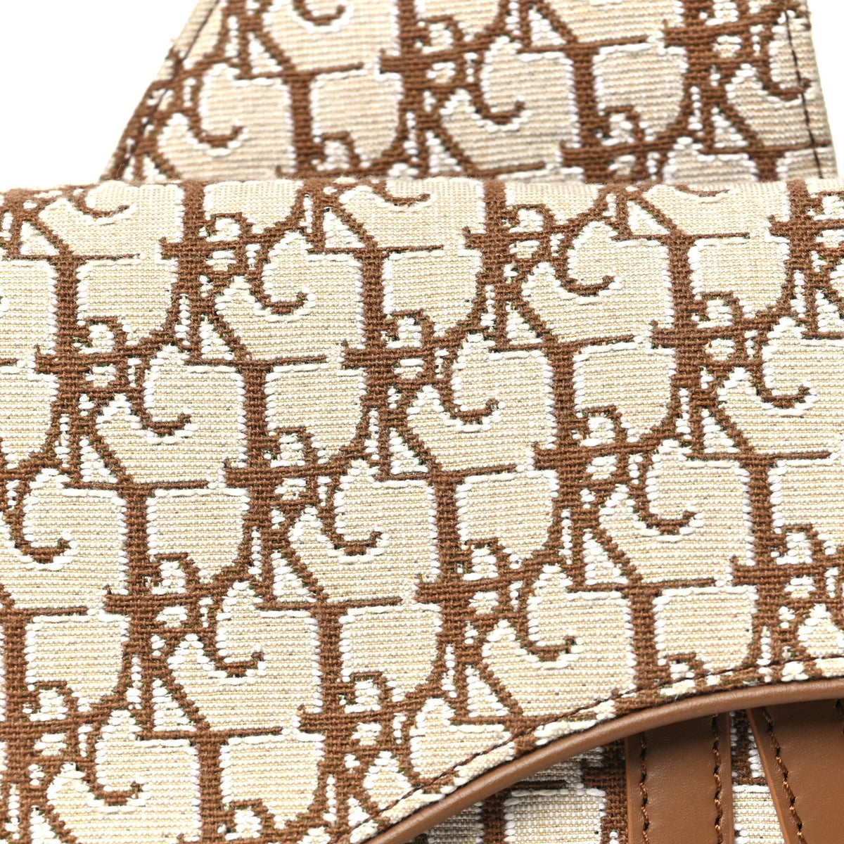 X Cactus Jack Oblique Saddle Bag Coffee Handbag
