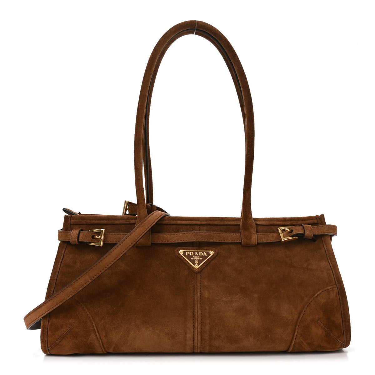 Medium Suede Shoulder Bag