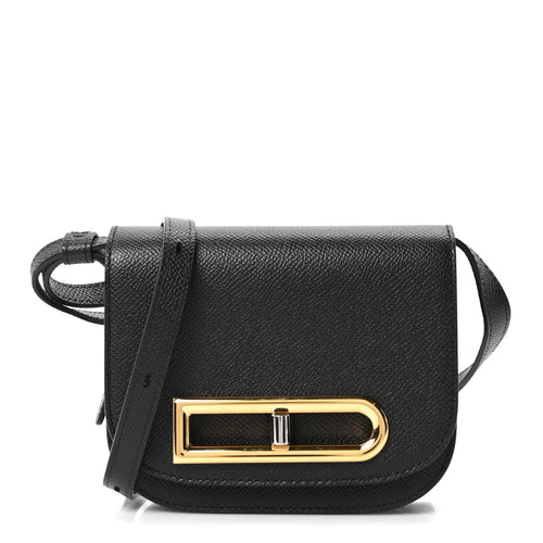 Calfskin Crossbody Bag - Black