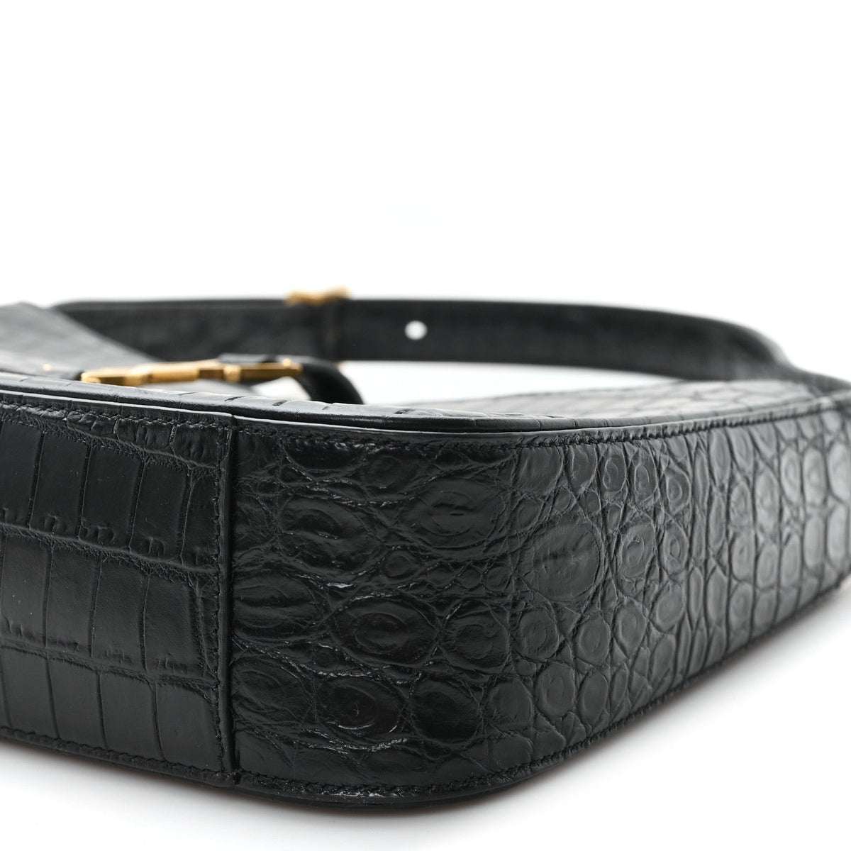 Calfskin Hobo Bag - Black