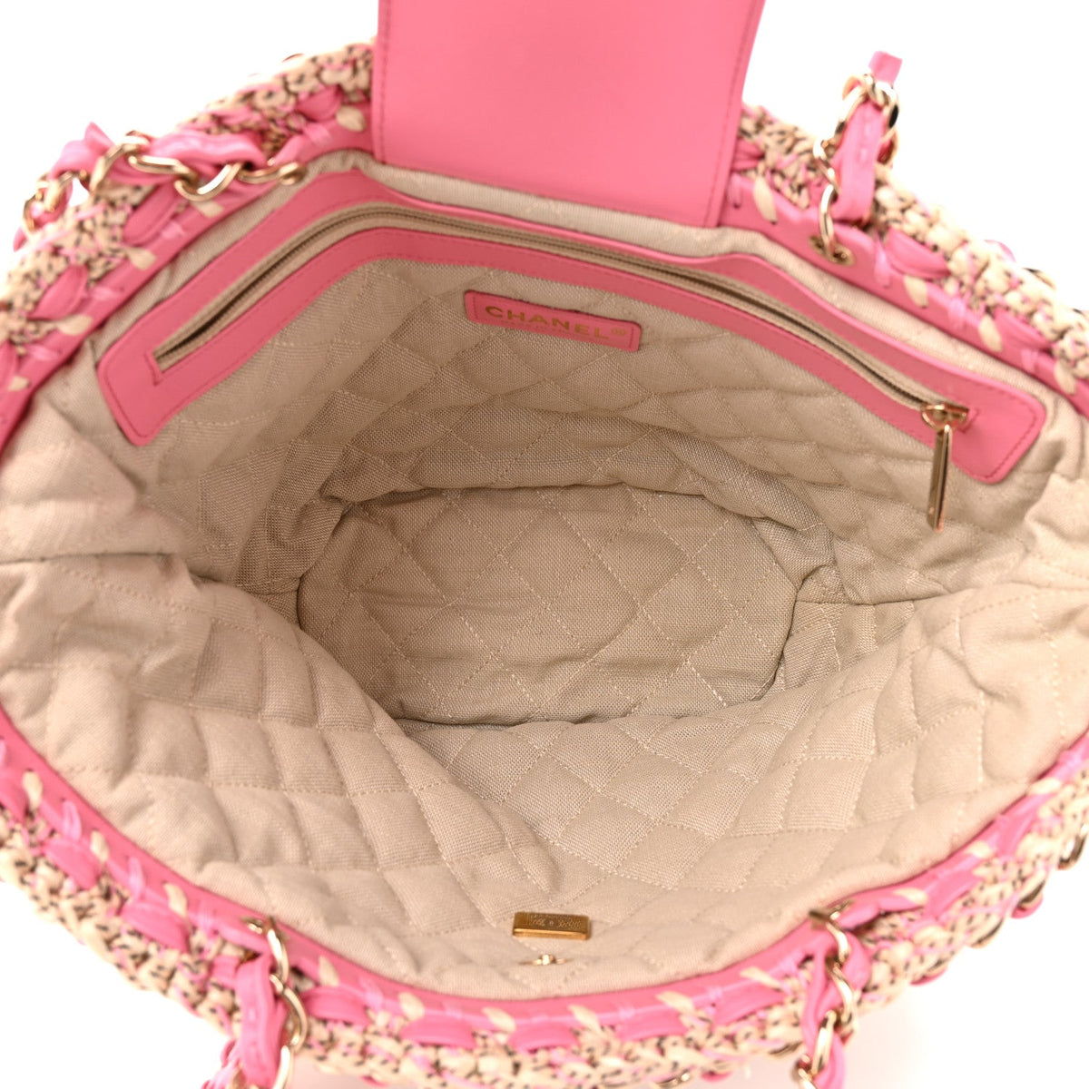 Small Calfskin Handbag - Beige