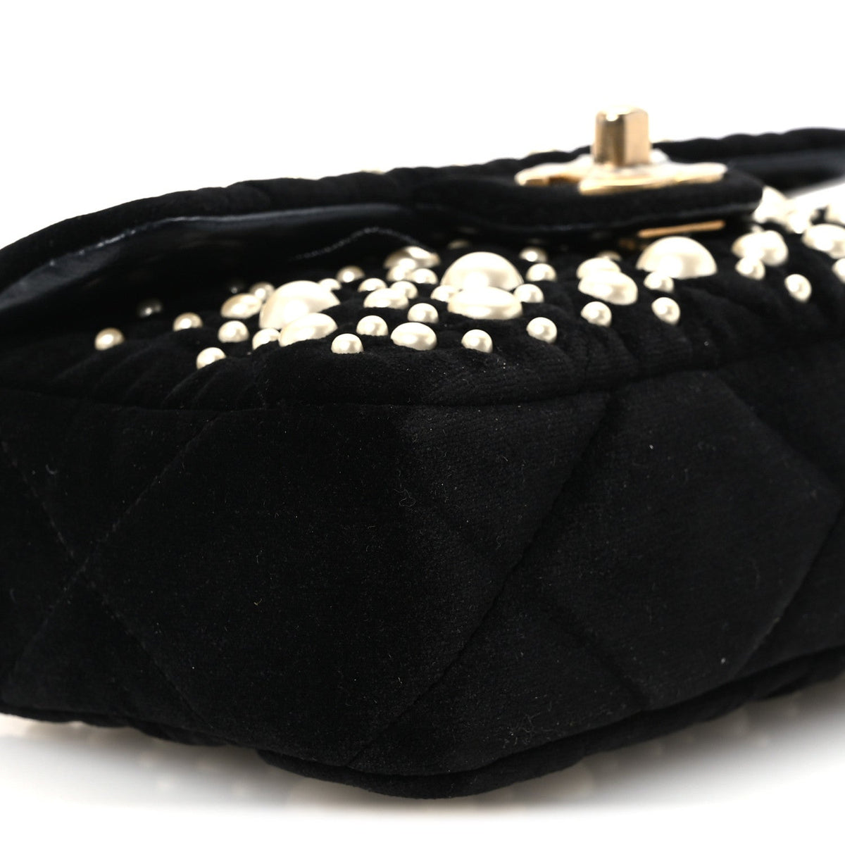 Mini Flap Shoulder Bag - Black