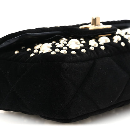Mini Flap Shoulder Bag - Black