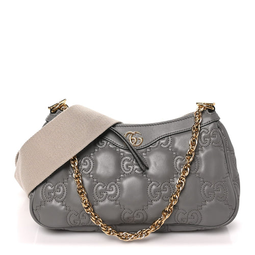 Calfskin Handbag - Grey