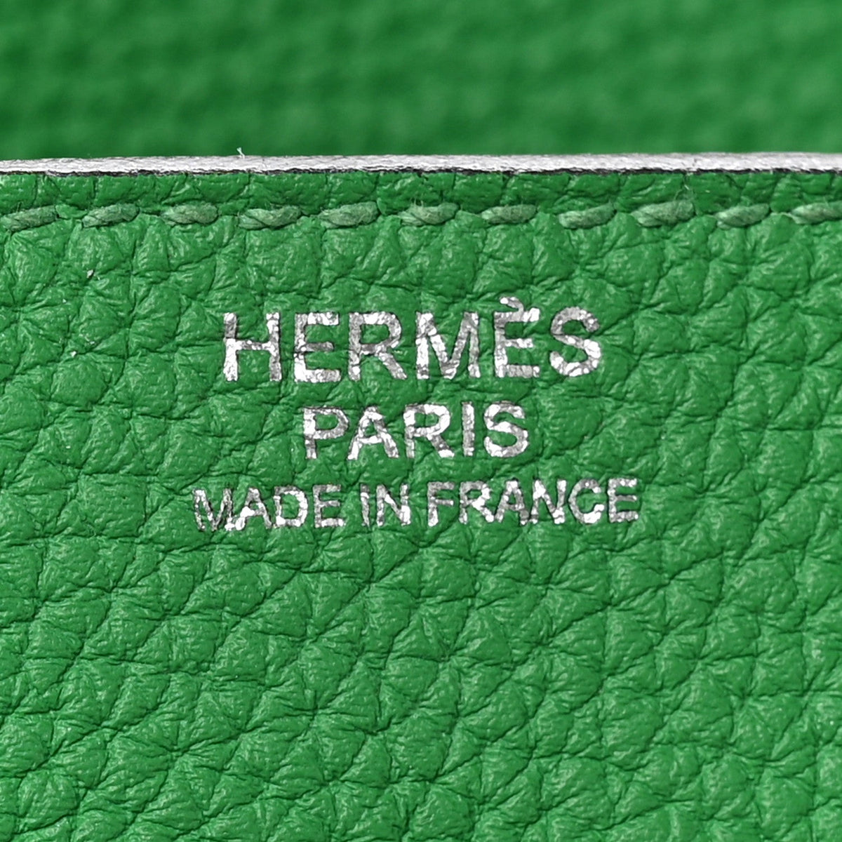 Taurillon Clemence Birkin 30 Menthe Handbag