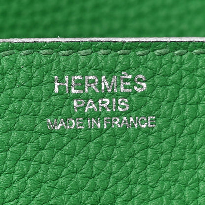 Taurillon Clemence Birkin 30 Menthe Handbag