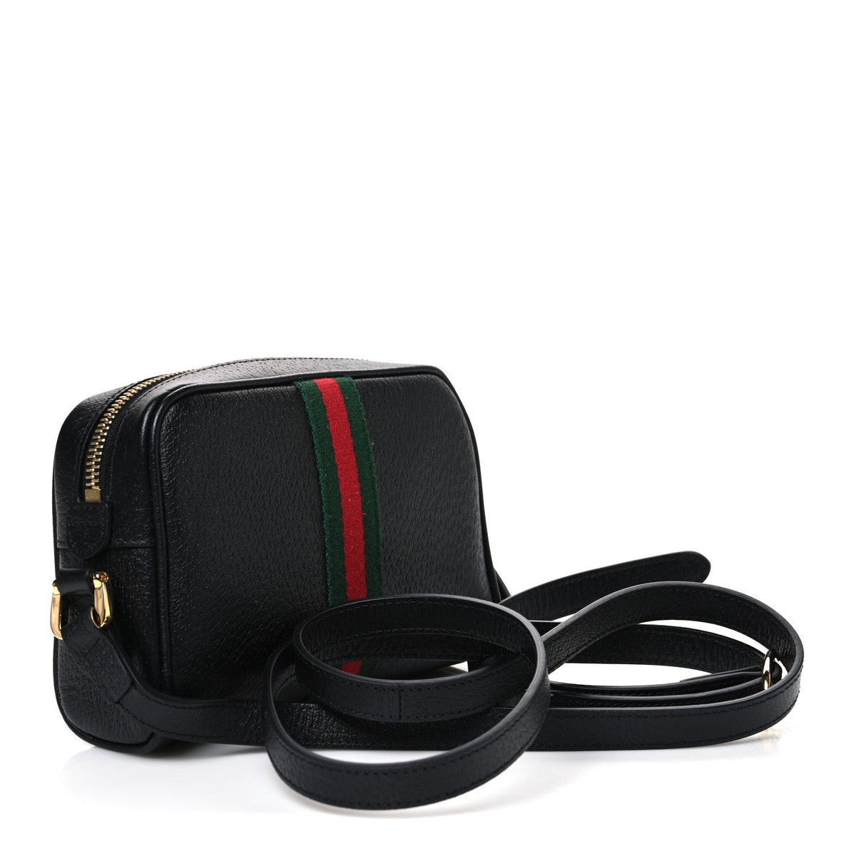 Mini Calfskin Shoulder Bag - Black