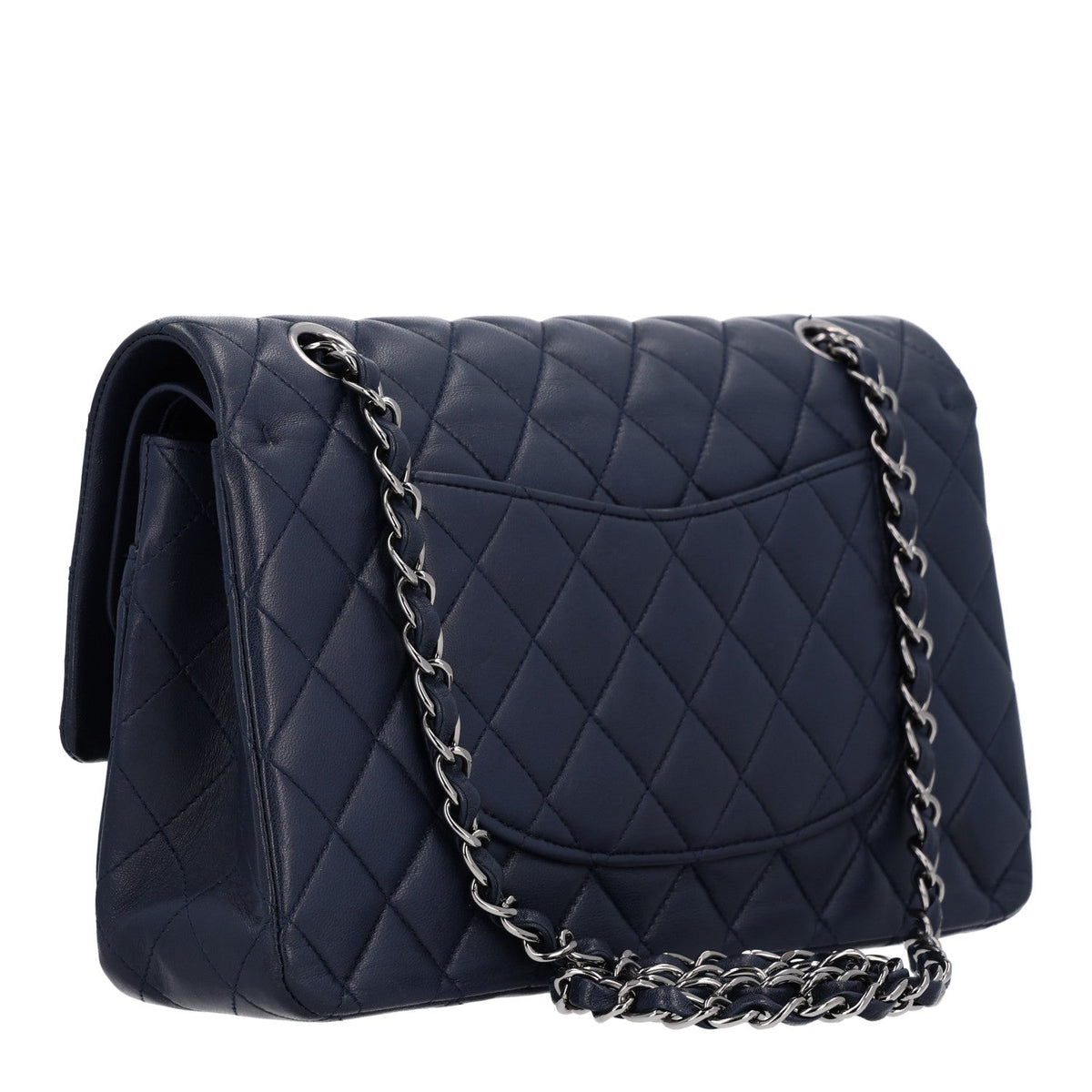 Medium Quilted Lambskin Flap Shoulder Bag
