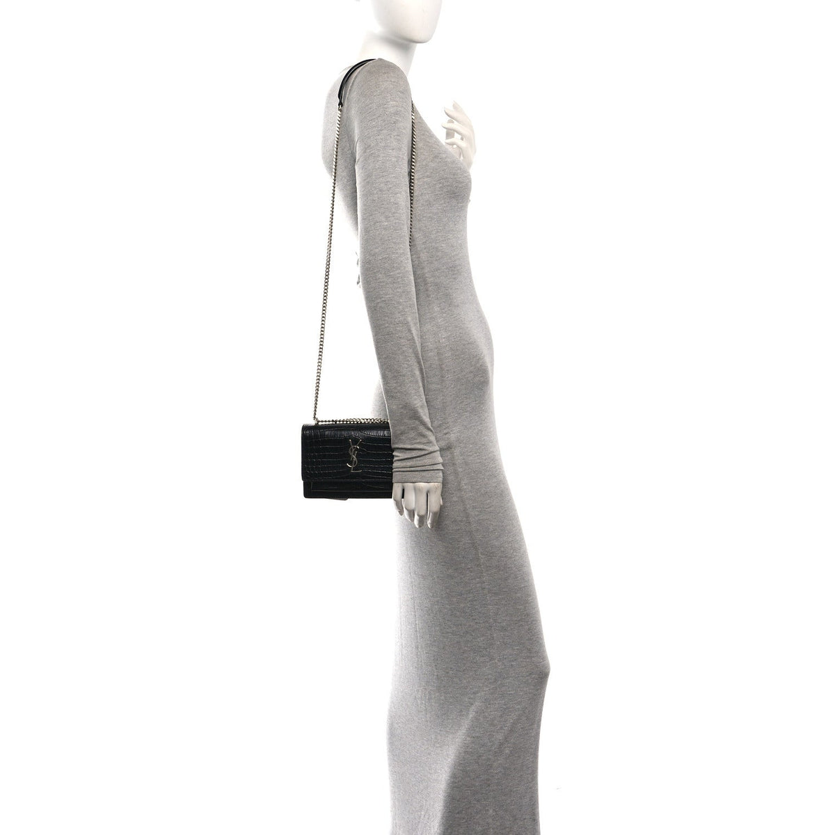 Calfskin Wallet Bag - Black