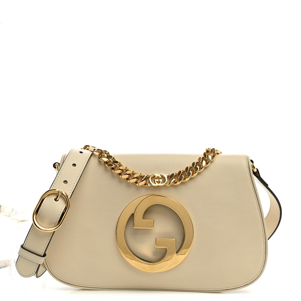 Calfskin Shoulder Bag - White