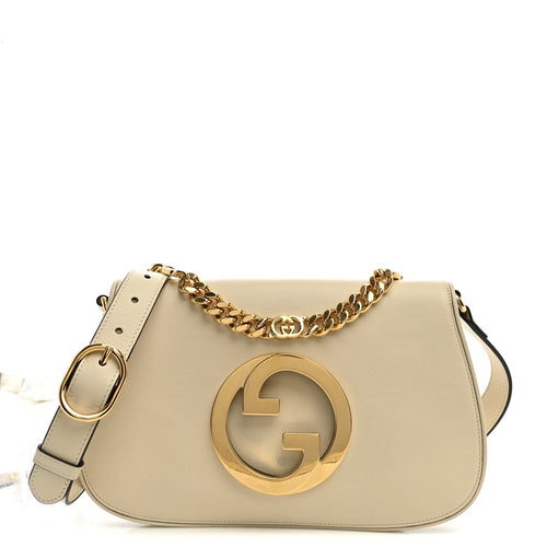 Calfskin Shoulder Bag - White