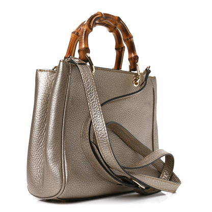 Mini Calfskin Tote Bag - Gold
