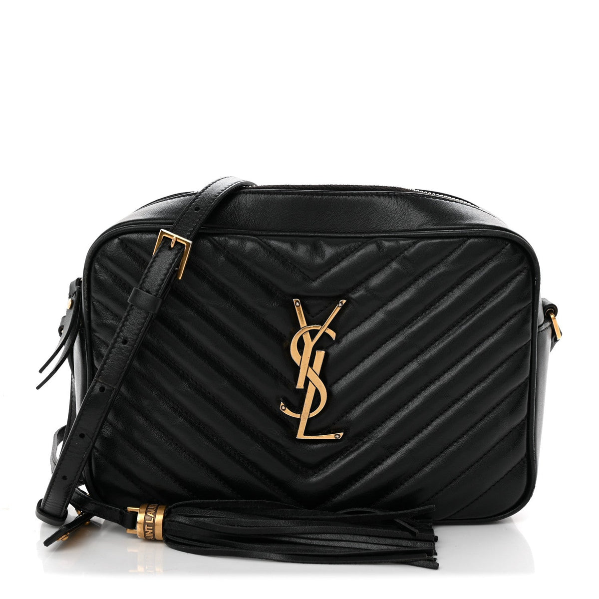 Calfskin Crossbody Bag - Black
