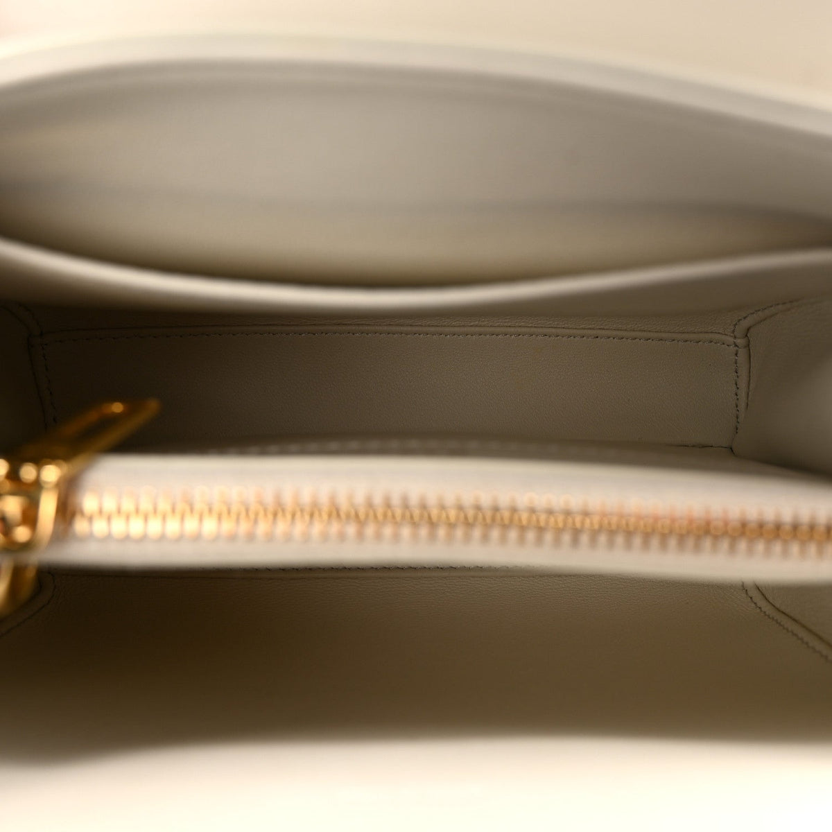 Mini Calfskin Handbag - White
