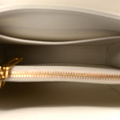 Mini Calfskin Handbag - White