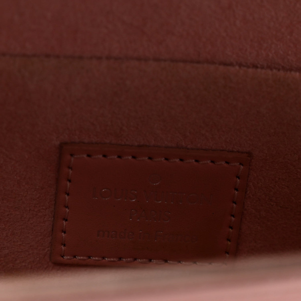 Epi Pochette Felicie Rose Ballerine Handbag