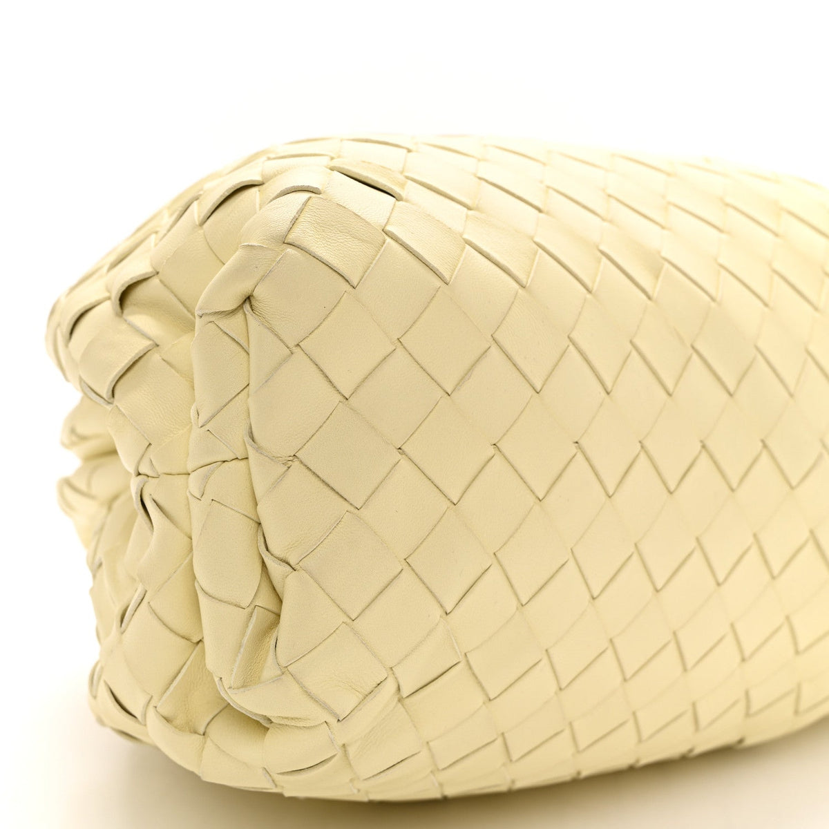 Maxi Nappa Clutch Bag - Cream