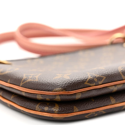 Monogram Lorette Vieux Rose Handbag