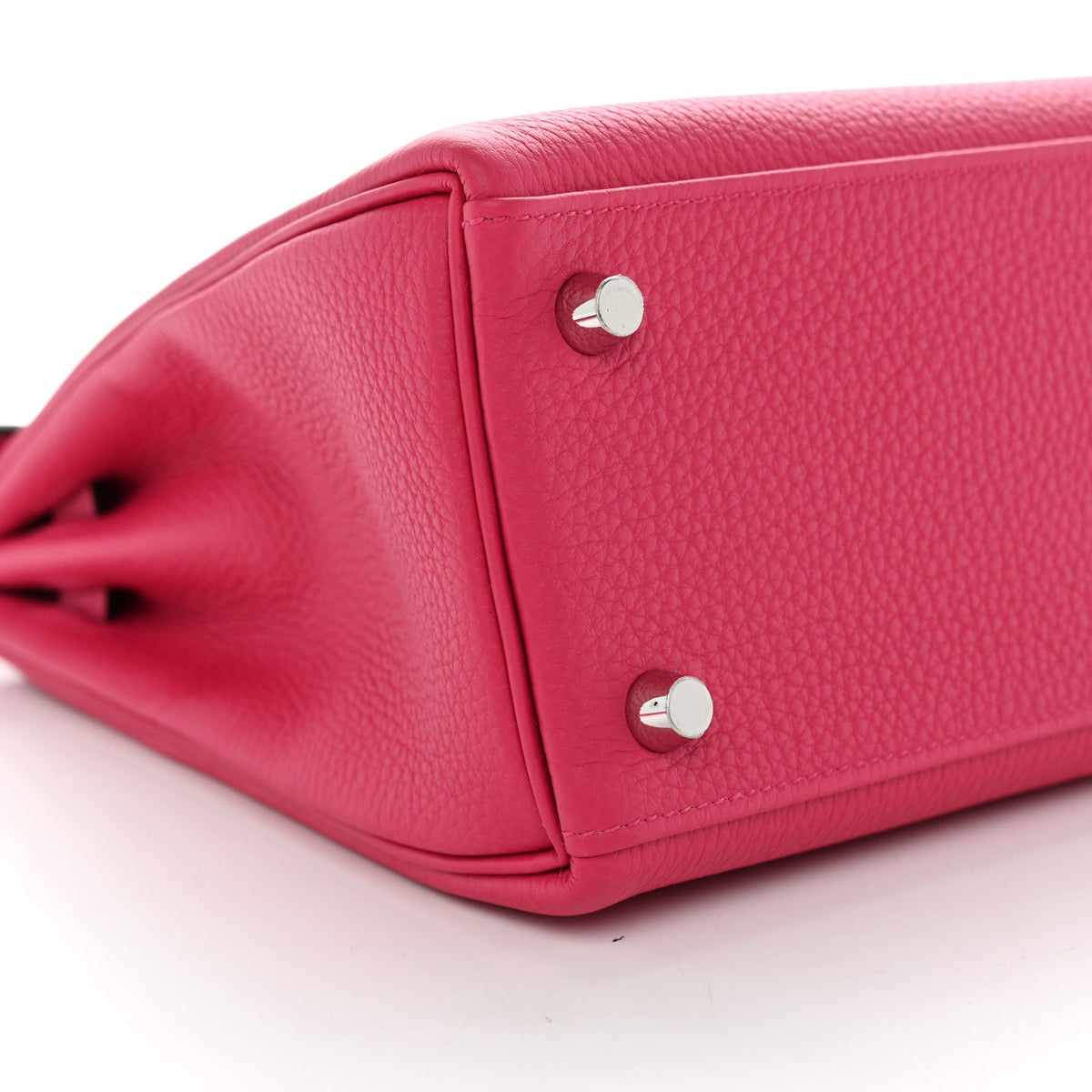 Togo Kelly Retourne 25 Rose Mexico Handbag