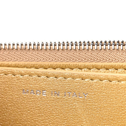 Calfskin Wallet Bag - Gold
