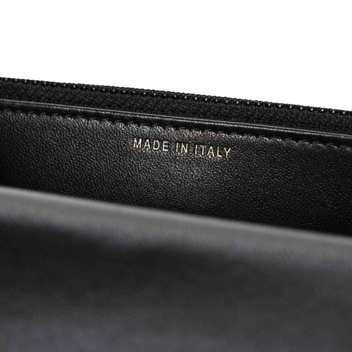 Quilted Lambskin Wallet Bag - Black