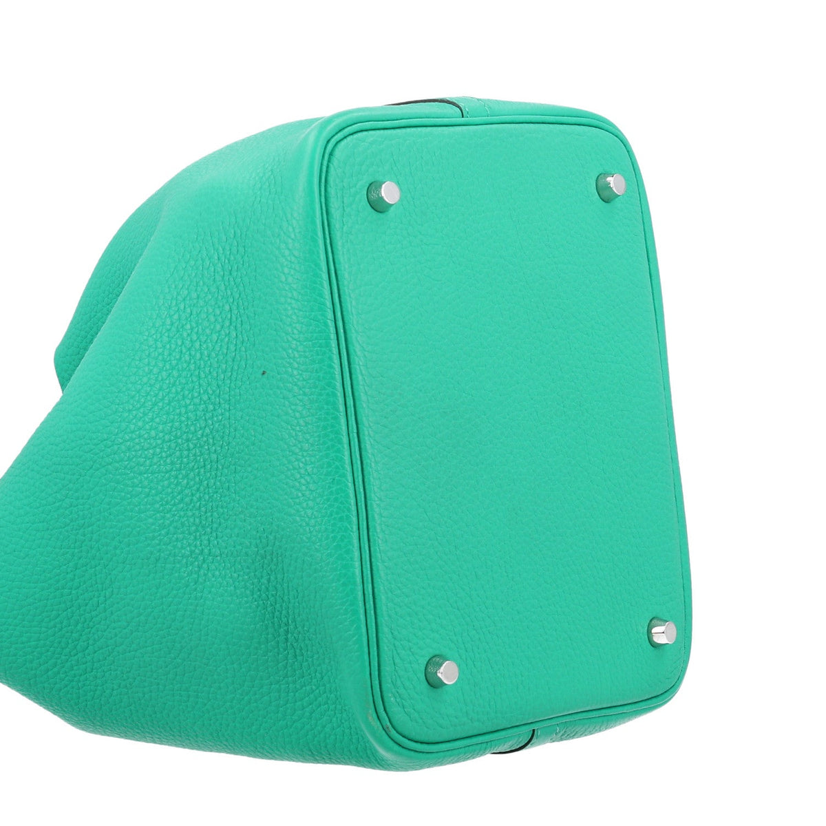 Taurillon Clemence Swift Eclat Picotin L Handbag