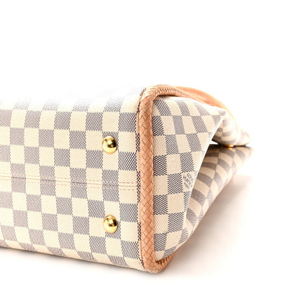 Damier Azur Propriano Rose Ballerine Handbag