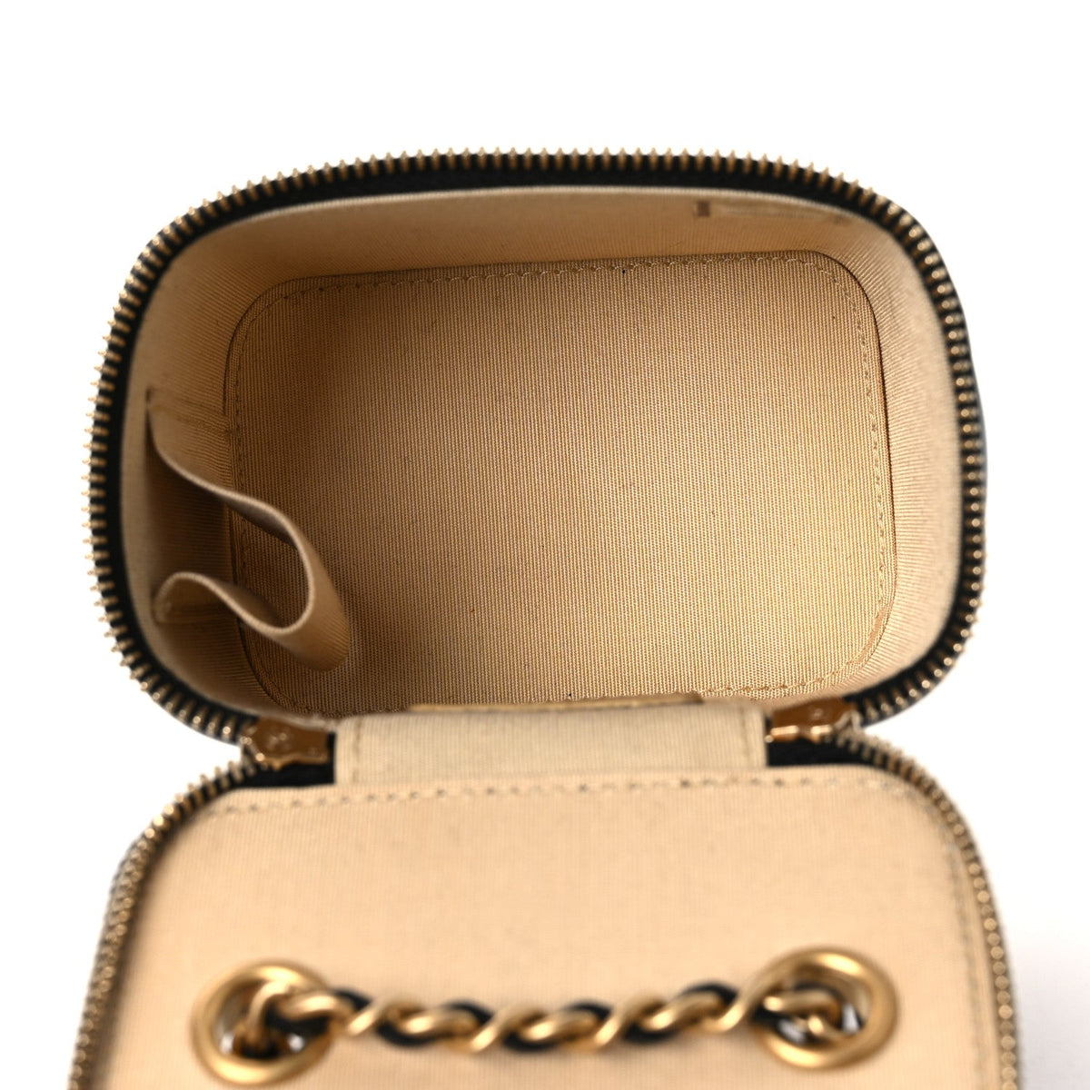 Mini Quilted Lambskin Handbag - Black