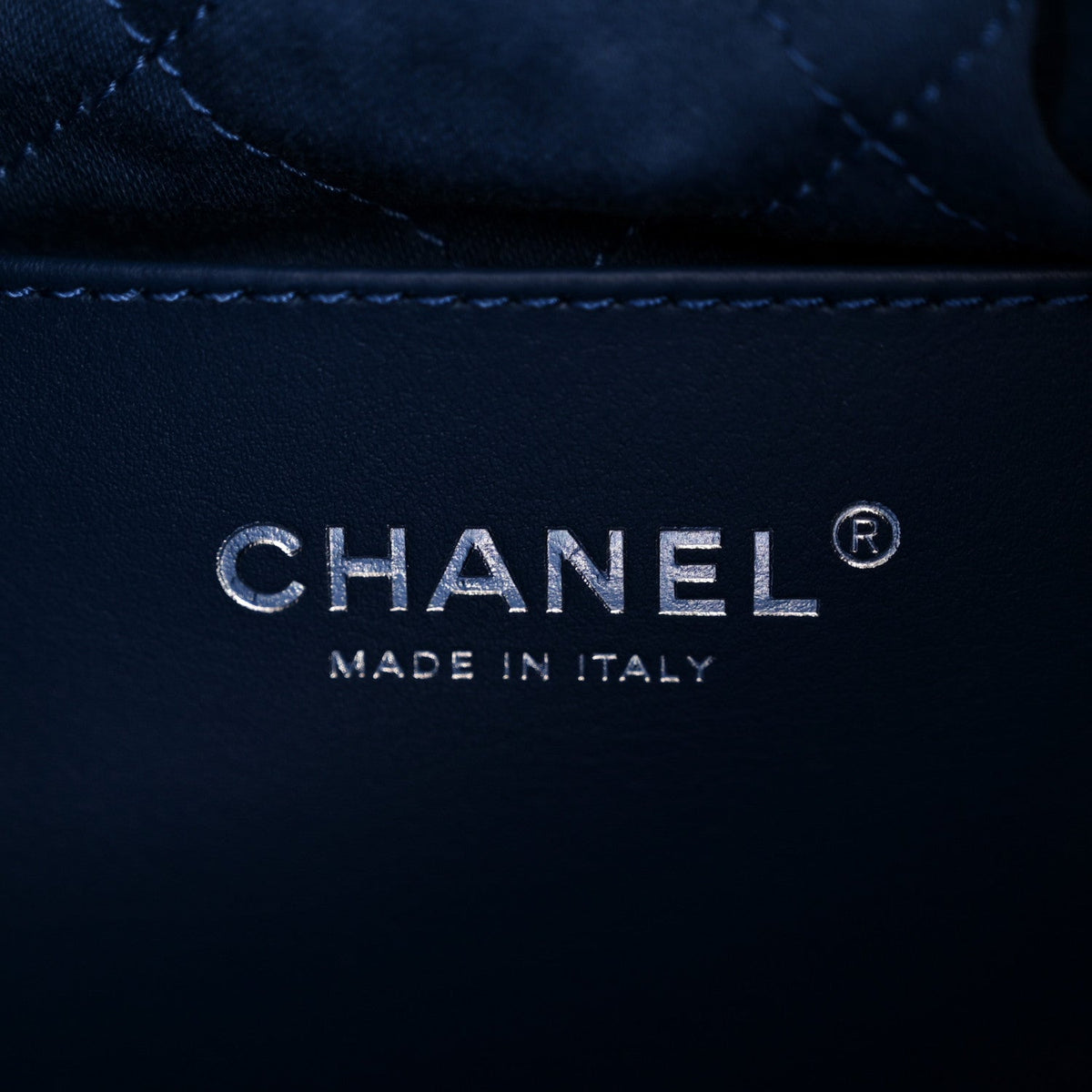Mini Quilted Handbag - Blue
