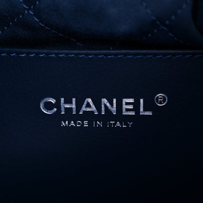 Mini Quilted Handbag - Blue
