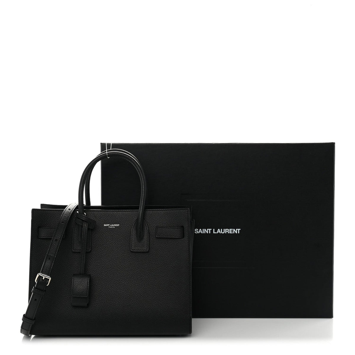 Calfskin Handbag - Black
