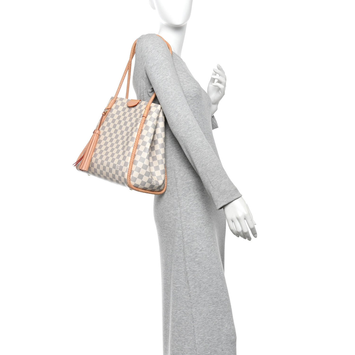Damier Azur Propriano Rose Ballerine Handbag