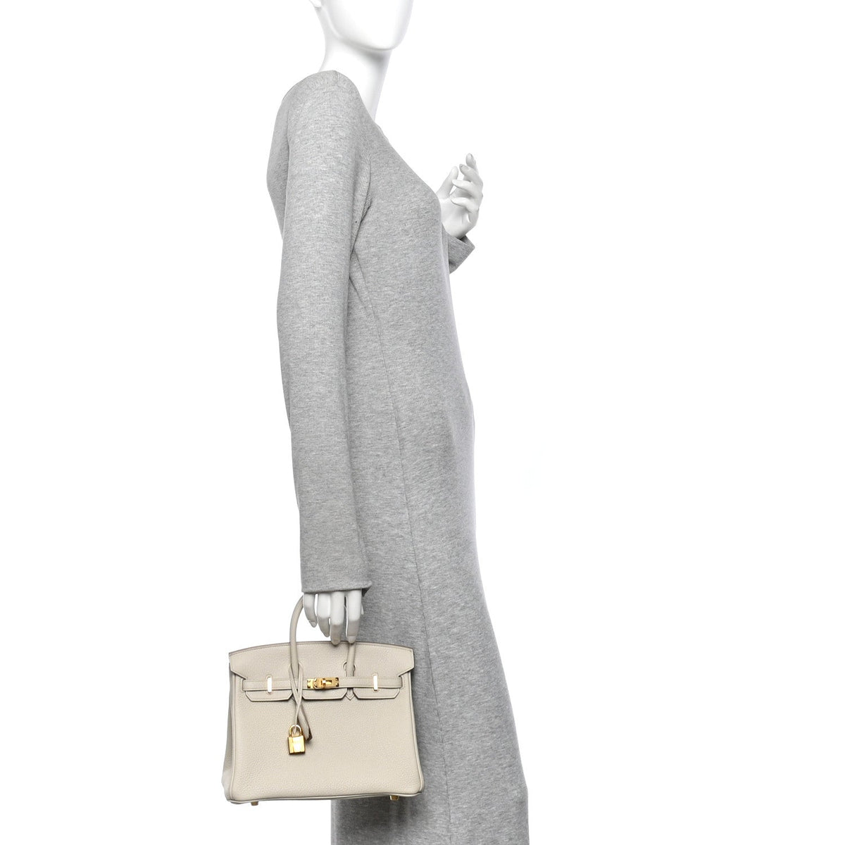 Togo Birkin 25 Beton Handbag