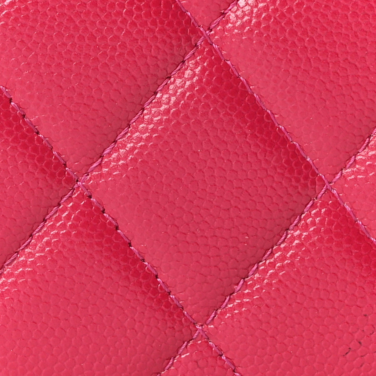 Quilted Caviar Clutch Bag