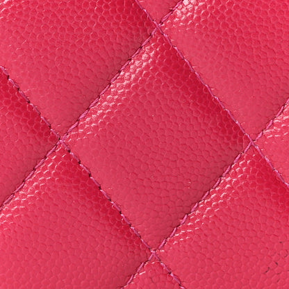Quilted Caviar Clutch Bag