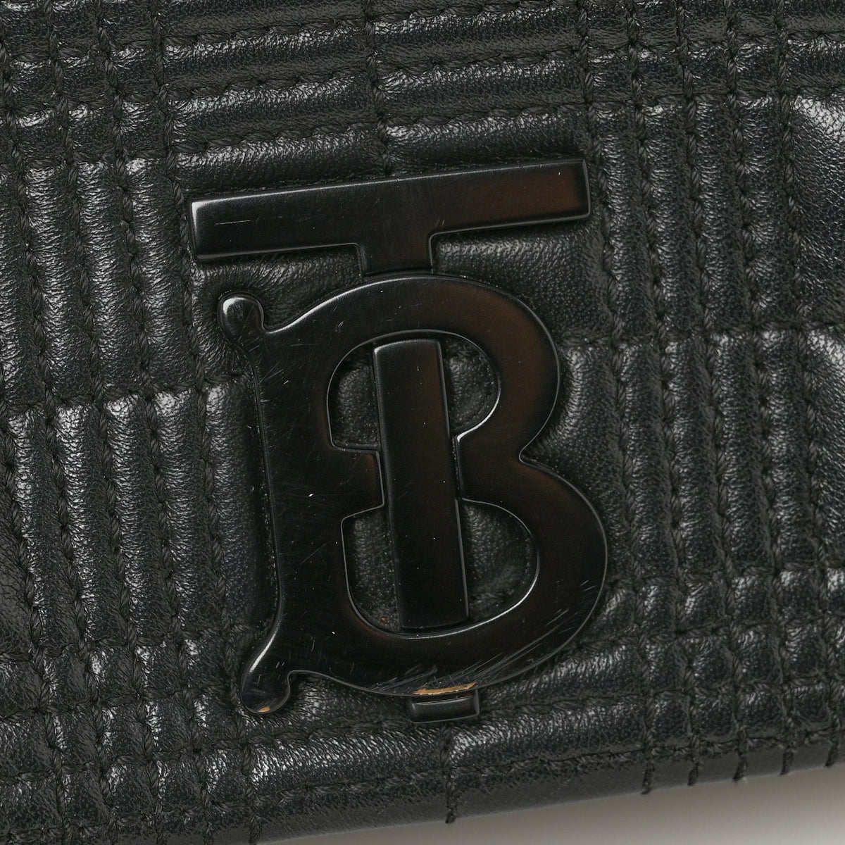 Small Quilted Lambskin Handbag - Black