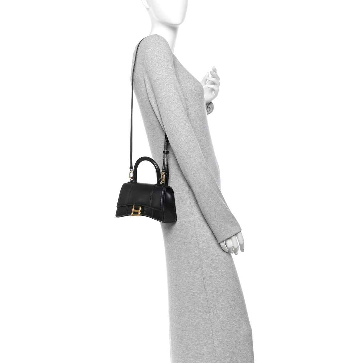 Calfskin Handbag - Black