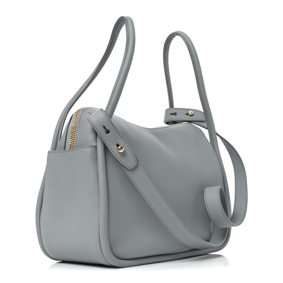 Calfskin Shoulder Bag - Blue