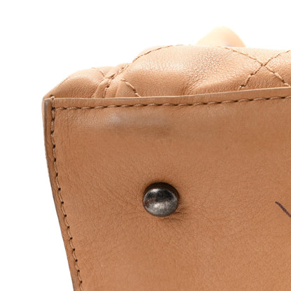 Medium Calfskin Backpack - Beige