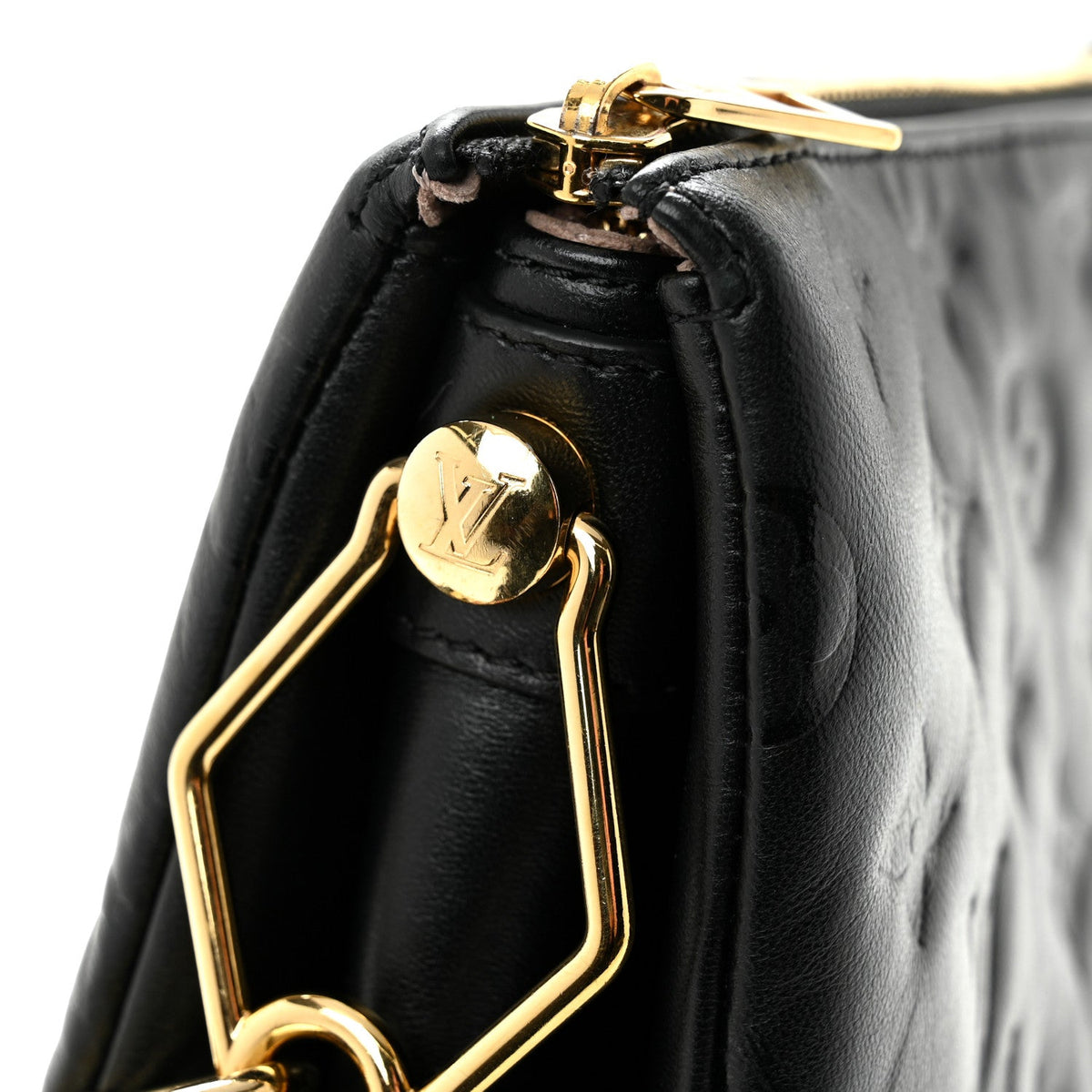 Lambskin Handbag - Black