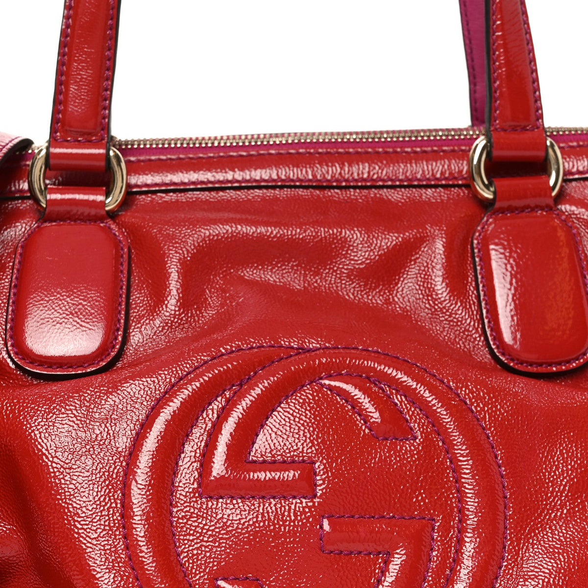Small Satchel Bag - Red