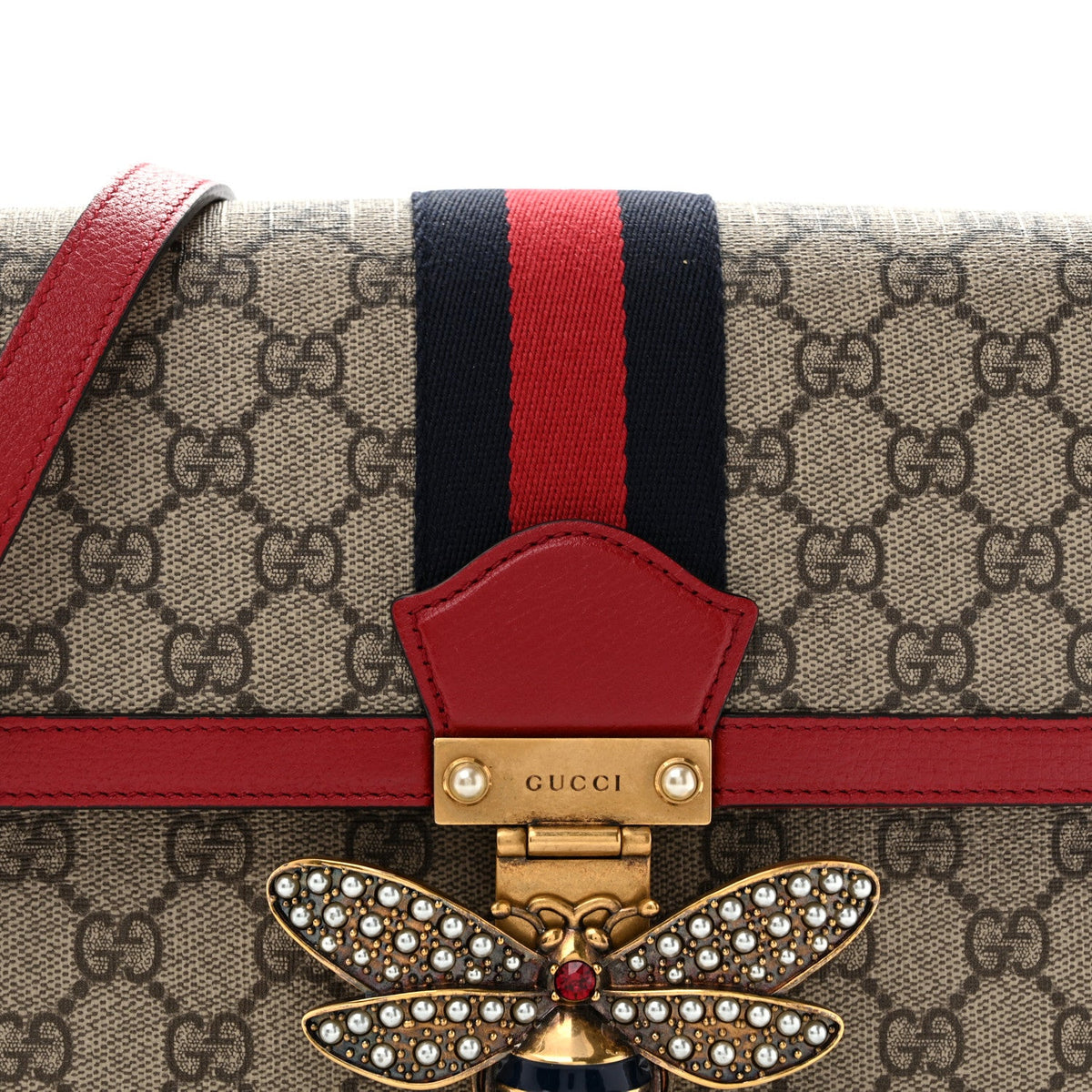 Medium Shoulder Bag - Red