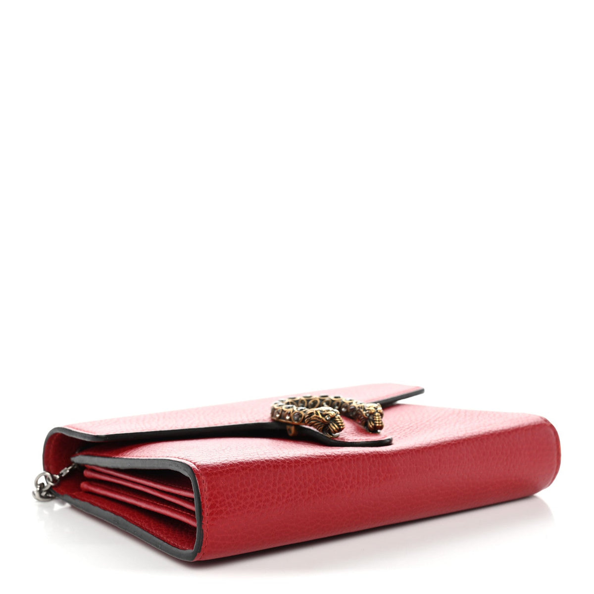 Mini Calfskin Wallet Bag - Red